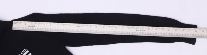 Vintage Polo Jeans Co. Ralph Lauren Black Flag Turtleneck Sweater M