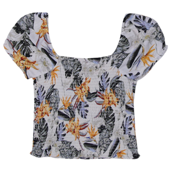 Ladies Guess Off Shoulder Floral Top