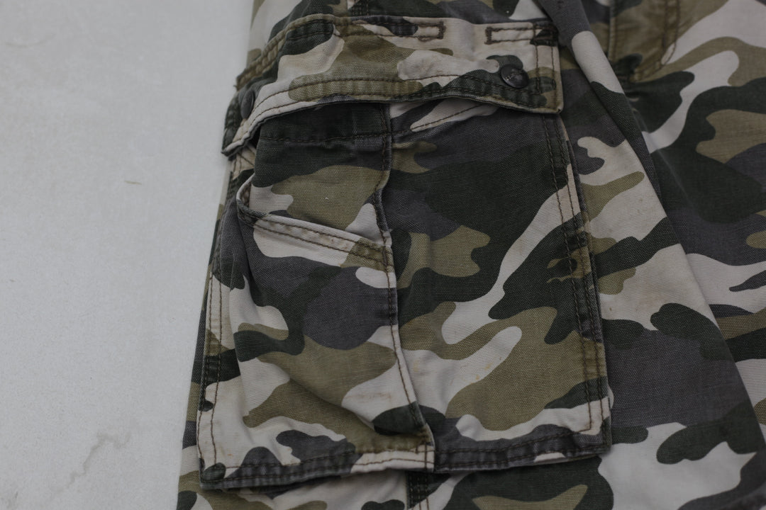 Mens Carhartt Relaxed Fit Cargo Camo Short
