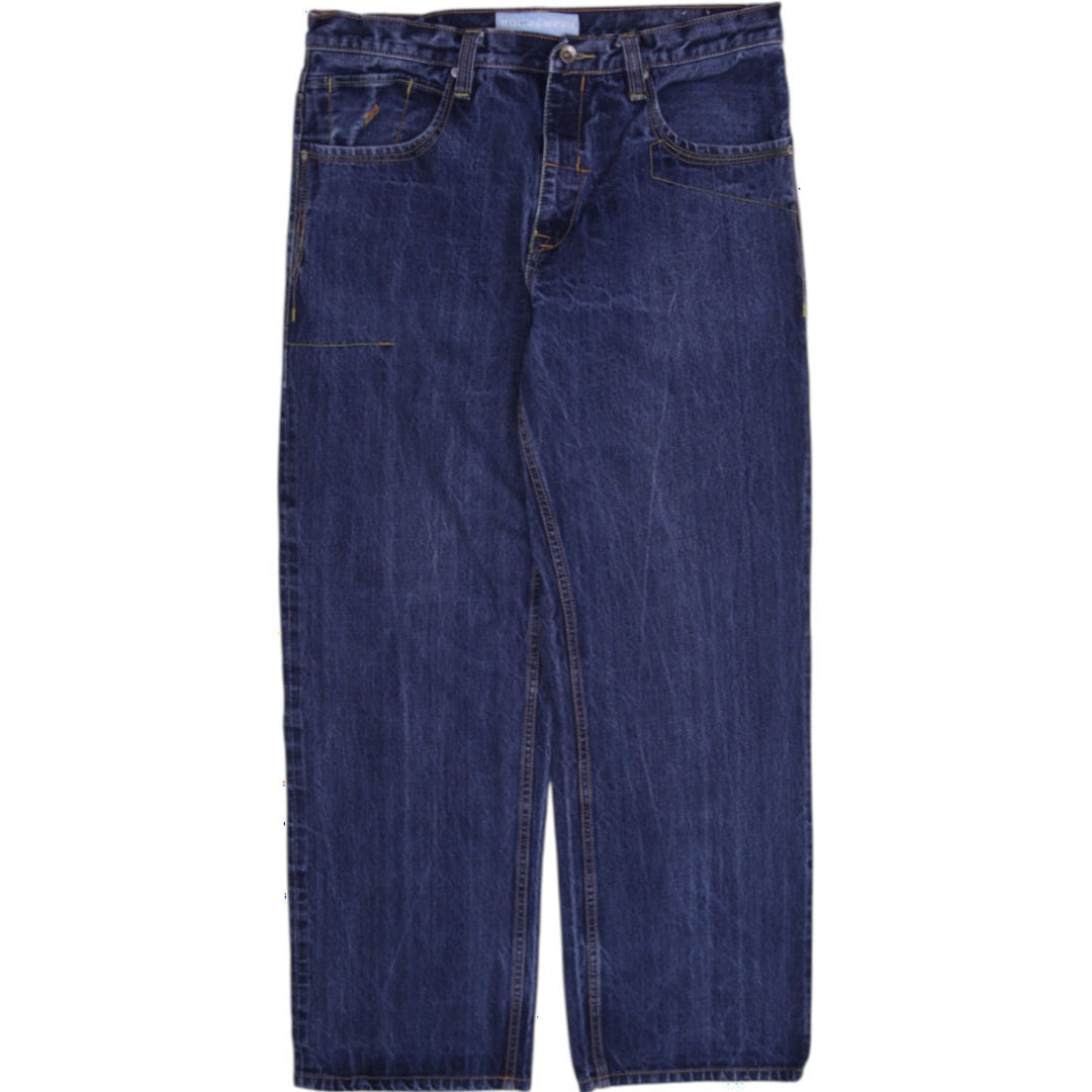 Mens Rocawear Baggy Wide Leg Straight Fit Jeans Size 36