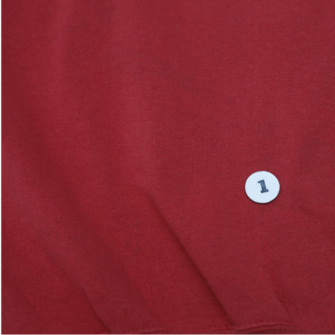 Vintage Nutmeg 1990s Red NFL San Francisco 49ers Crewneck Sweatshirt Made In USA M