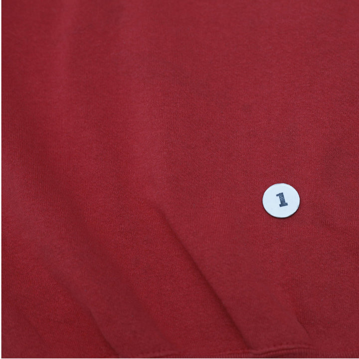 Vintage Nutmeg 1990s Red NFL San Francisco 49ers Crewneck Sweatshirt Made In USA M