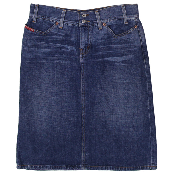 Y2K Ladies Guess Denim Midi Skirt - Fashion Rerun Vintage Migration_Skirt