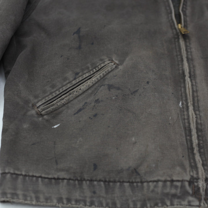 Vintage Carhartt Detroit J97 TM8 Blanket Lined Distressed Workwear Jacket