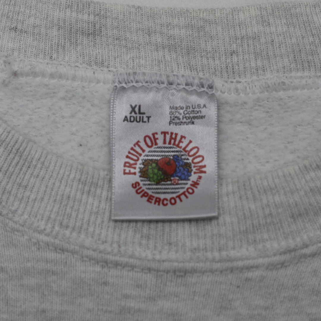 Vintage Mens Fruit of the Loom Polar Bear Graphic Sweatshirt Made in USA Size XL | Migration_Sweatshirts - Ba | Fashion Rerun