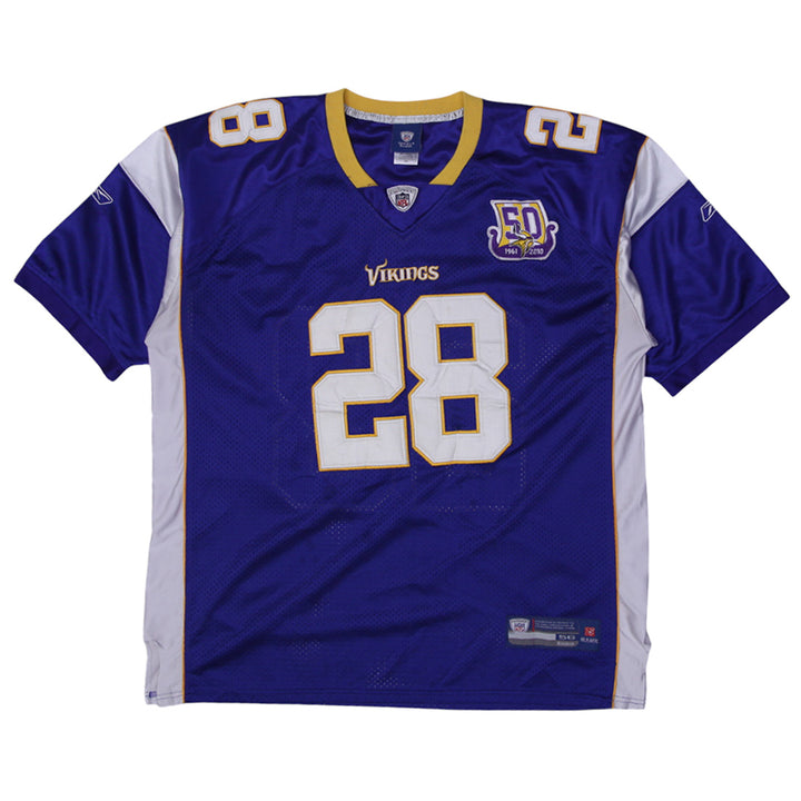 Vintage Reebok Minnesota Viking Peterson 50th Anniversary Jersey