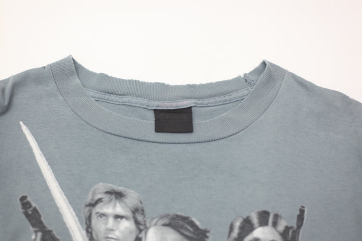 1995 Vintage Lucas Films Star Wars T-Shirt S.Stitch Made In USA Changes L