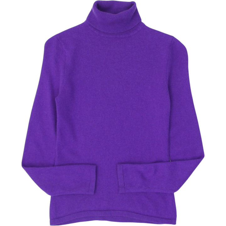 Ladies Lord & Taylor 100% Cashmere Turtleneck Sweater