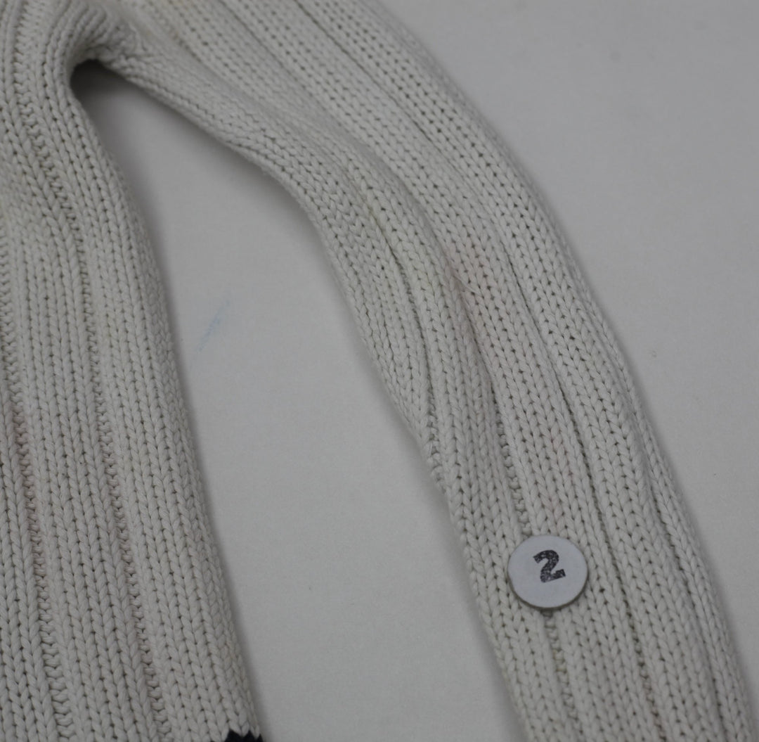 Vintage Ladies Polo Ralph Lauren American Flag Knit Sweater Small 100% Cotton