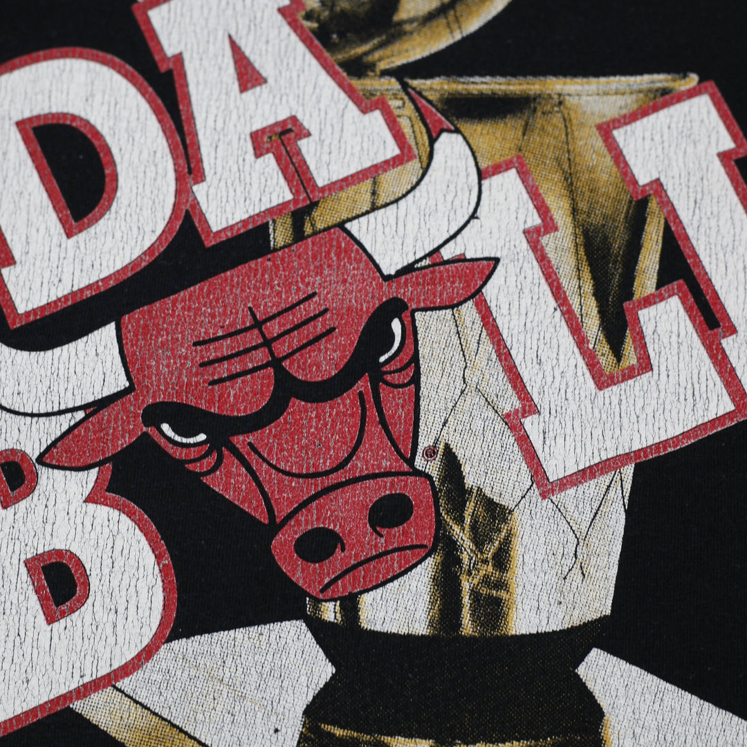 Vintage 1991 Chicago Bulls "Da Bulls" NBA Championship T-Shirt Made in USA Sz L