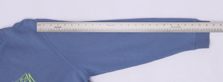 Stussy Blue Graphic Crewneck Sweatshirt Size M | Migration_Sweatshirts SW COLLECTION - View 10 | Fashion Rerun