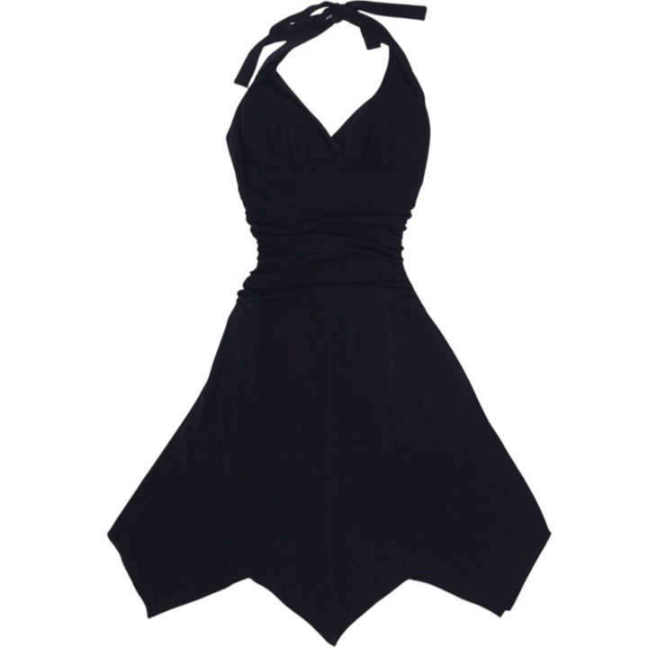 Y2K Black Halter Midi Dress - Size XS | Migration_Dresses | Fashion Rerun