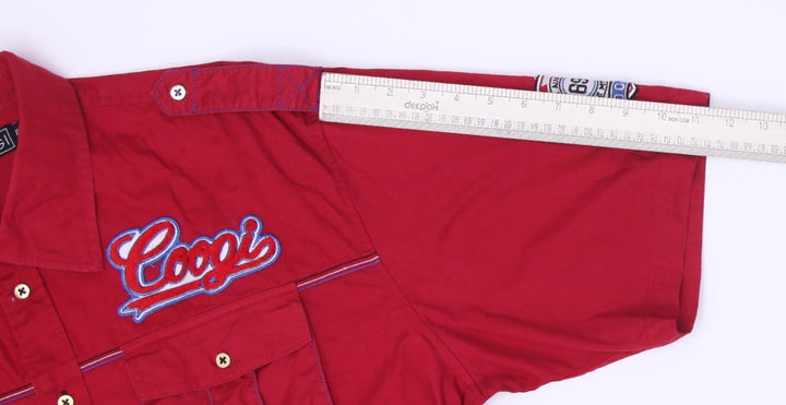 Coogi Short Sleeve Cotton Buttoned patch Details Shirt Size XXL | Migration_Shirts - View 11 | Fashion Rerun