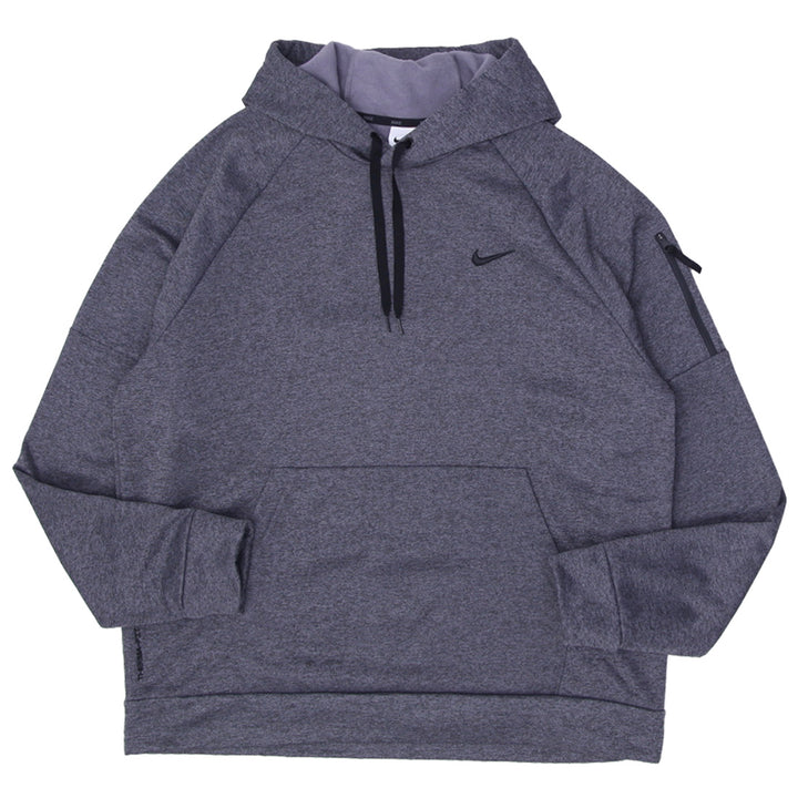 Mens Embroidered Nike Logo Therma Fit Pullover Hoodie
