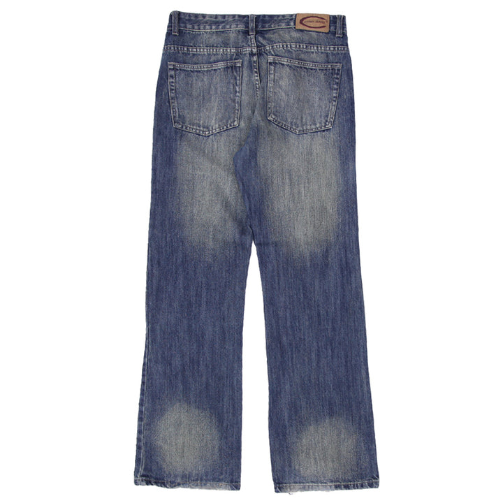 Mens Y2K Chisel Jeans Straight Jeans