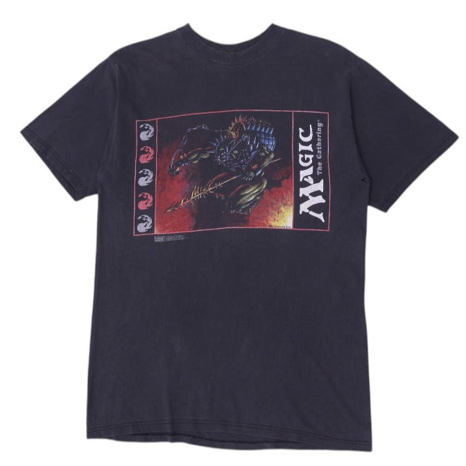 Vintage Mens Nice Man T-Shirt Black Magic Graphic 1996 | Migration_T-Shirts | Fashion Rerun