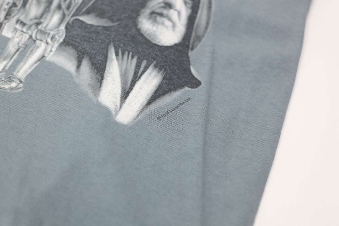 1995 Vintage Lucas Films Star Wars T-Shirt S.Stitch Made In USA Changes L