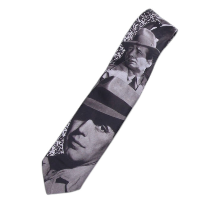 Vintage 90s Humphrey Bogart Ralph Marlin & Co. Classic Neck Tie Made In USA | Migration_Accessories ACCESSORI | Fashion Rerun