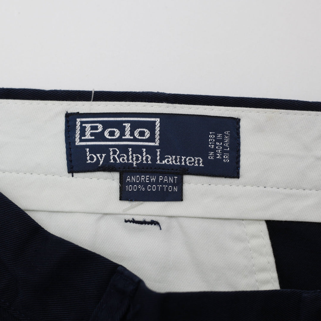 Mens Polo Ralph Lauren Andrew Cotton Chino Pants Size 34/34 | Migration_Pants - Back View | Fashion Rerun
