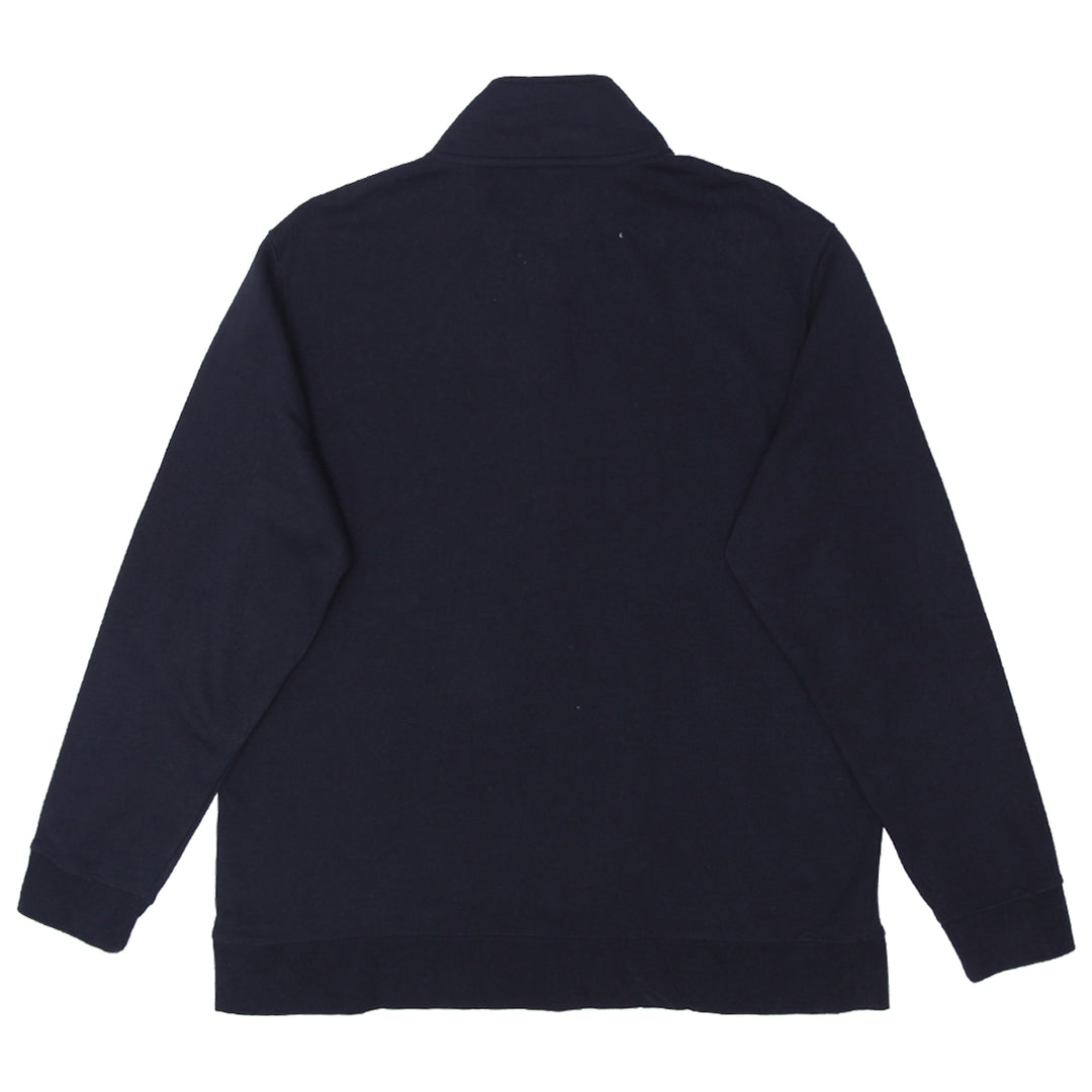 Mens Nike Embroidered 1/2 Zip Black Pullover Sweatshirt - Fashion Rerun Vintage Migration_Sweaters