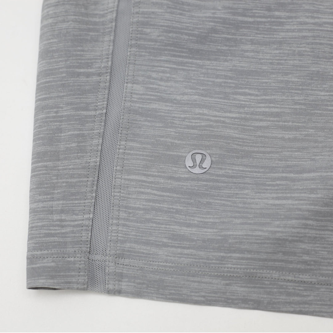 Mens Lululemon Lined Athletic Shorts Heather Grey Running Shorts Size M