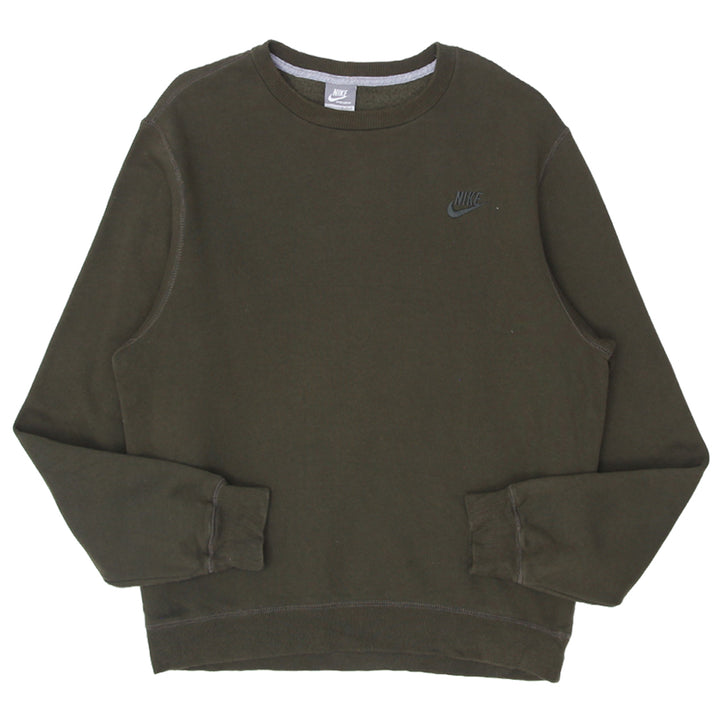 Mens Nike Embroidered Fleece Crewneck Sweatshirt - Fashion Rerun Vintage Migration_Sweaters