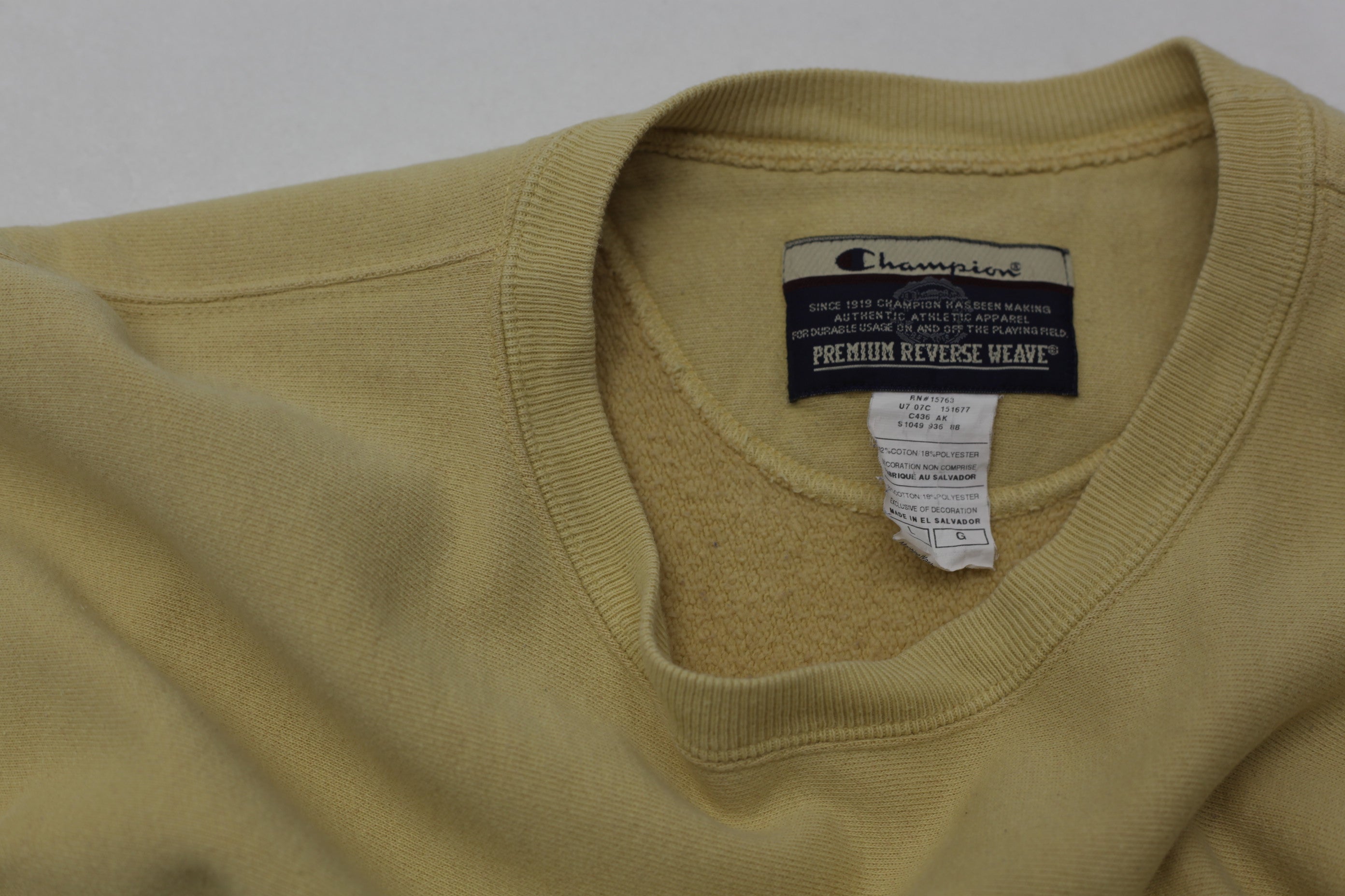 Shop Vintage Champion Premium Reverse Weave Crewneck Sweatshirt