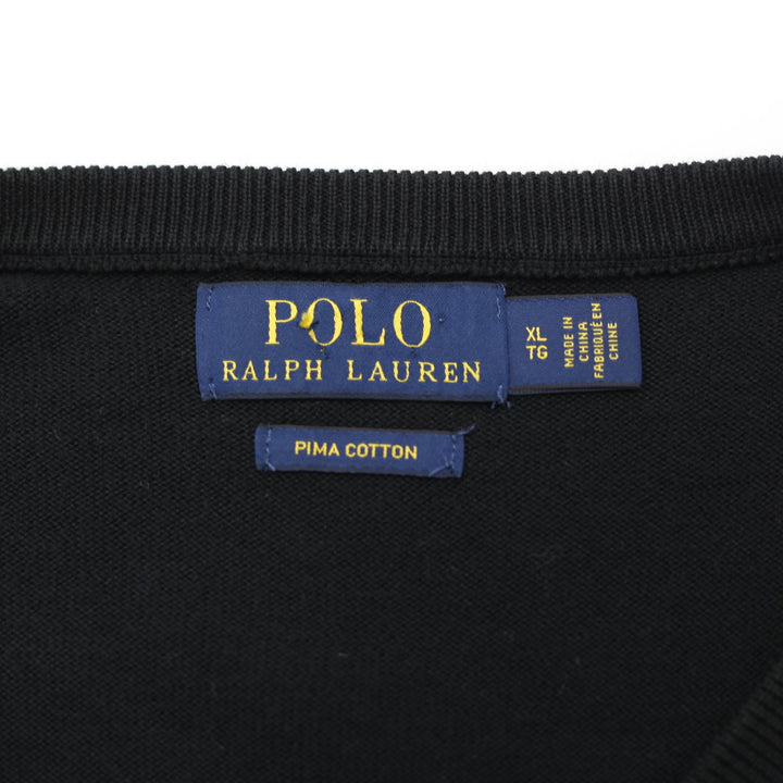 Polo Ralph Lauren V-Neck Pima Cotton Classic Sweater Size XL | Migration_Knitwear & Sweaters RL Collection - | Fashion Rerun