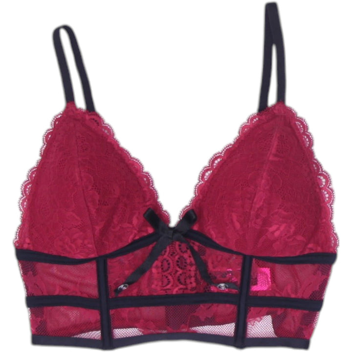 Y2K Ladies La Senza Lace Adjustable Straps Top Size S/P
