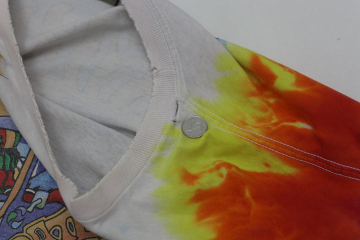 1994 Vintage Grateful Dead Summer Tour Tie Dyed T-Shirt Liquid Blue - Fashion Rerun Vintage Migration_T-Shirt