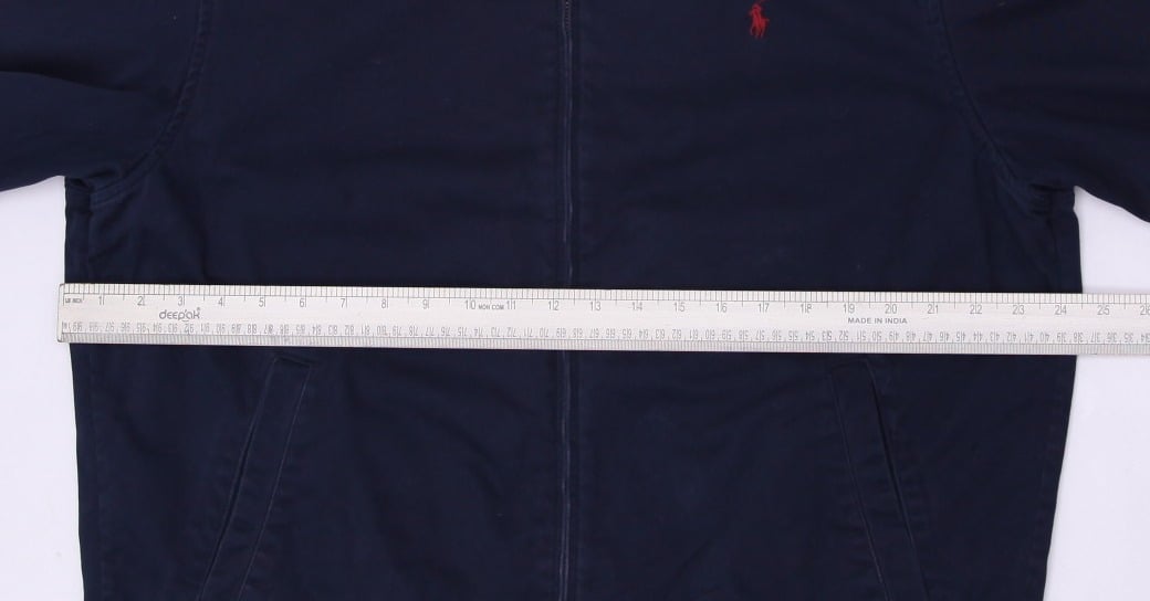 Vintage Polo By Ralph Lauren Navy Blue Full Zip Harrington Jacket L | Migration_Jackets RL Collection - View | Fashion Rerun