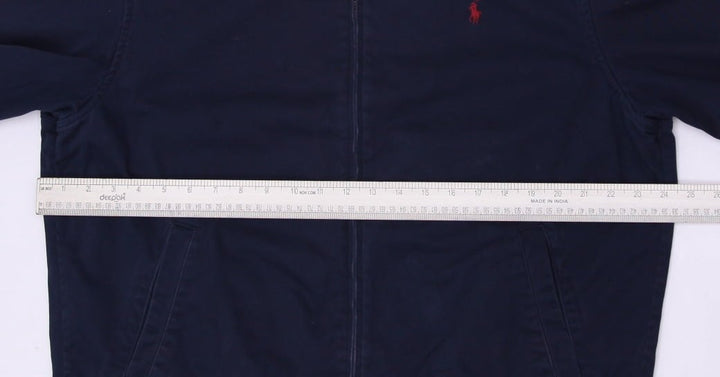 Vintage Polo By Ralph Lauren Navy Blue Full Zip Harrington Jacket L | Migration_Jackets RL Collection - View | Fashion Rerun