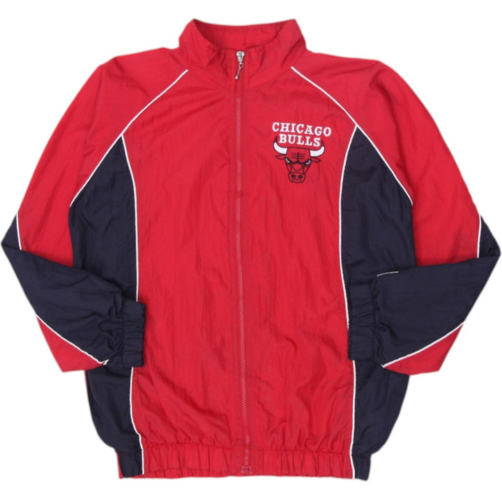 Vintage Youth Boys Jumpball Club Chicago Bulls Windbreaker Zipper Jacket L (14/16) | Migration_Jackets | Fashion Rerun