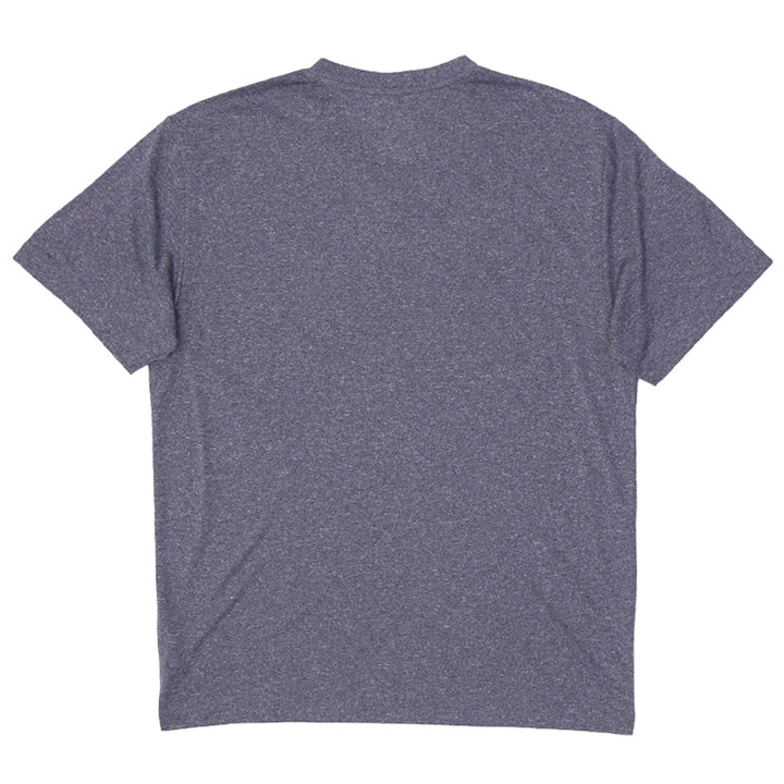 Mens Reebok Logo Gray V- Neck Sports T-Shirt