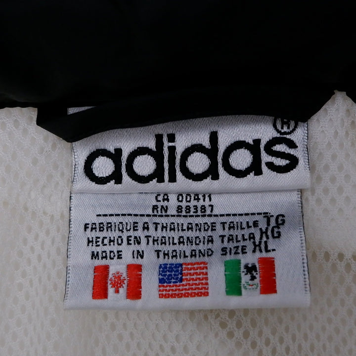 Vintage Embroidered Adidas Logo Track Nylon Zipper Jacket