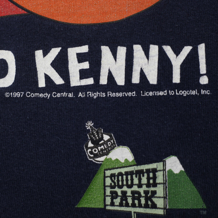 Vintage 1997 South Park Stan Kenny Comedy Central T-Shirt Size XL