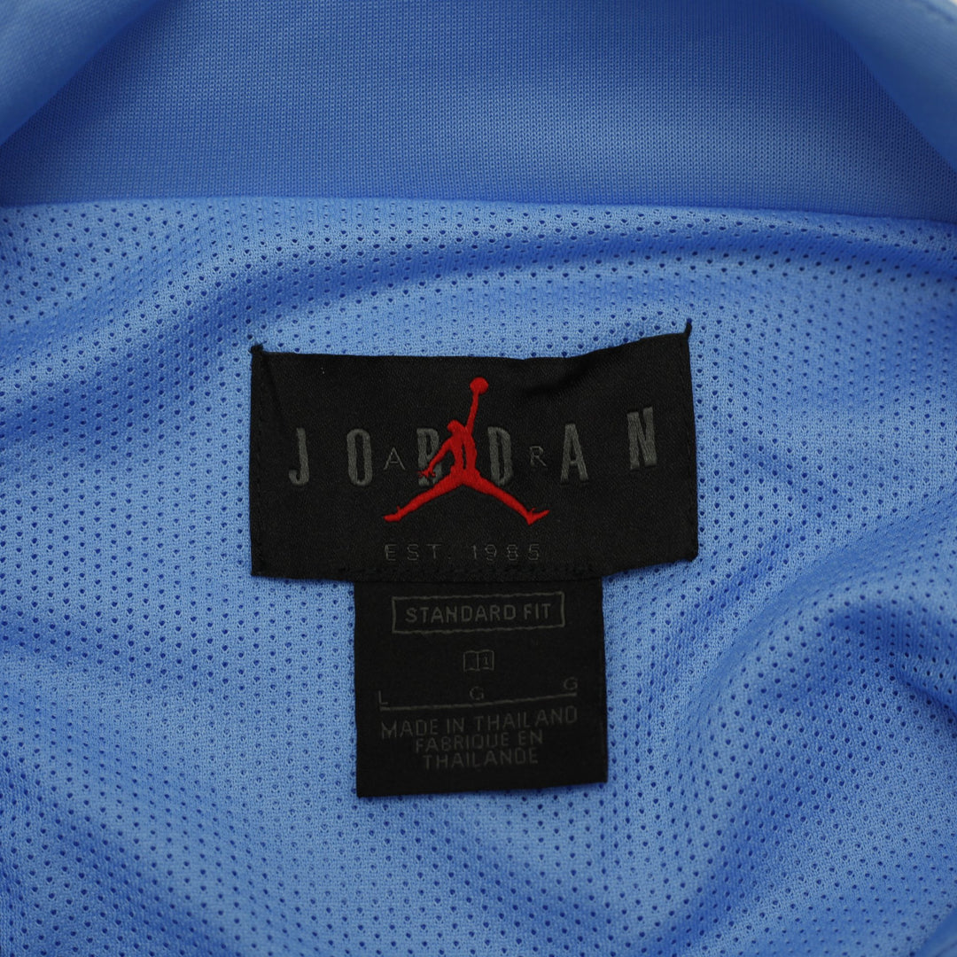 Mens Air Jordan Track Jacket Light Blue Full Zip Size L