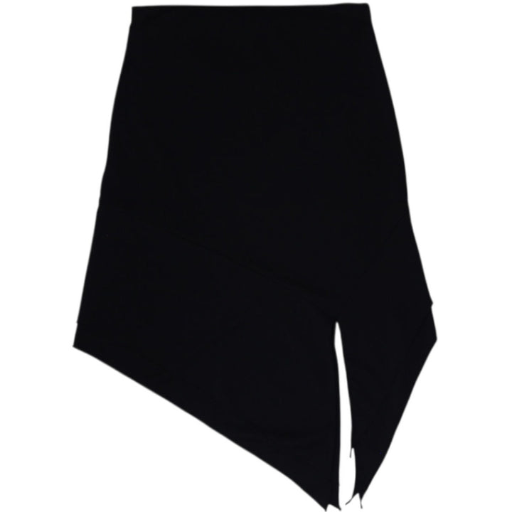 Y2K Ladies Le Chateau Skirt Black Asymmetrical Design Size S