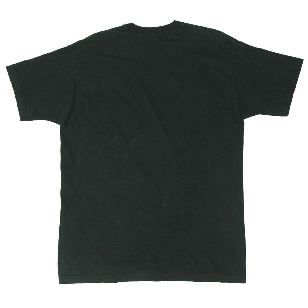 Vintage Chicago Bulls Back To Back To Back Champion T-Shirt S.Stitch Made in USA XL