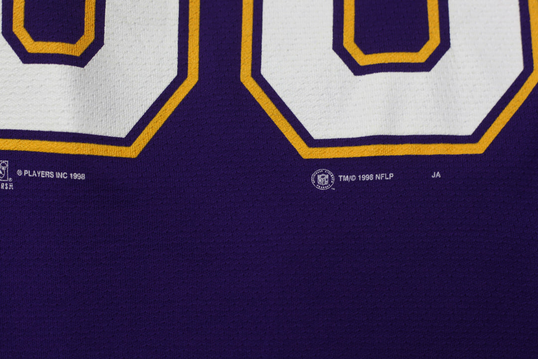 Vintage 1998 Minnesota Vikings Shirt Jersey #80 Carter Players NFL Men