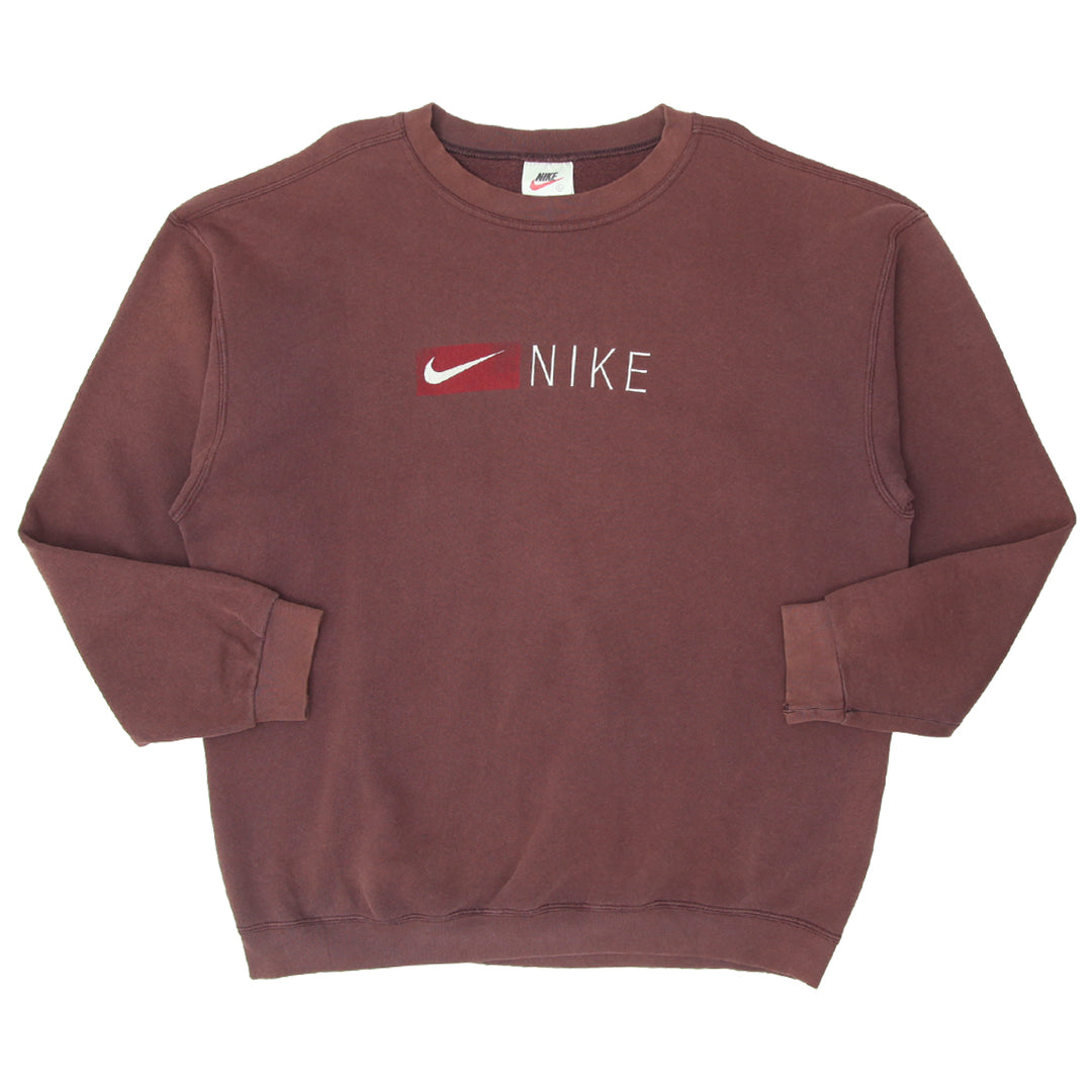 90s Vintage Nike Embroidered Crewneck Sweatshirt Made in USA 