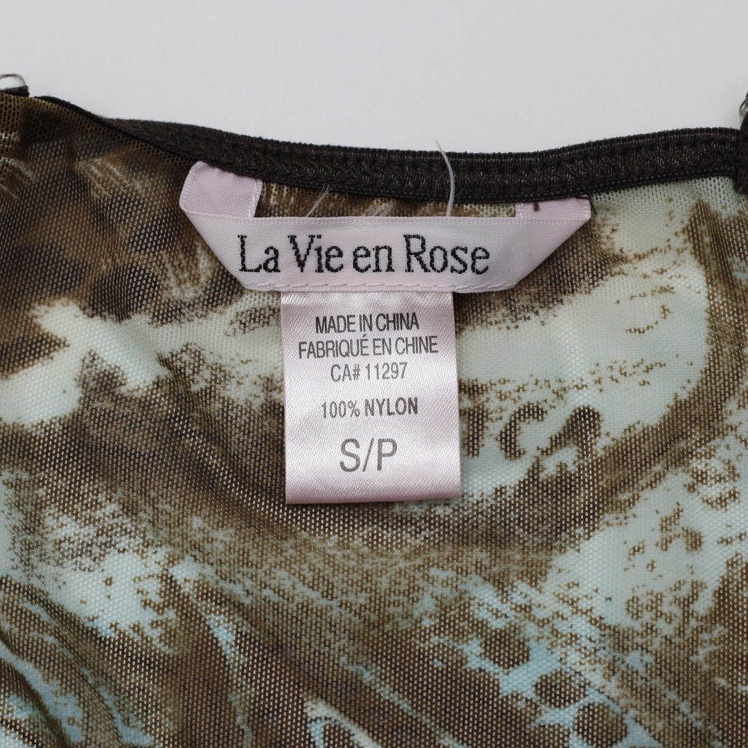 Y2K Mesh Strappy Cami Top Size S | Migration_Y2K Tops - Back View | Fashion Rerun