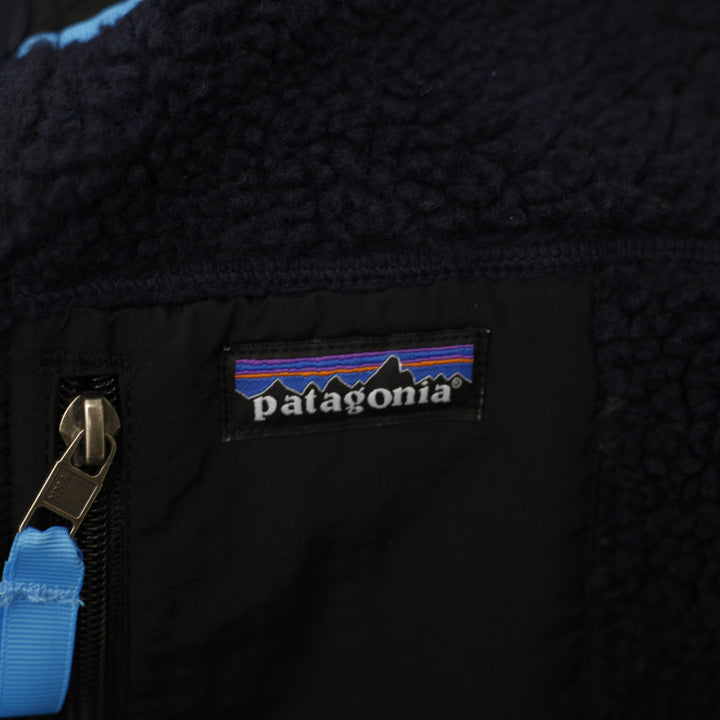Mens Patagonia Fleece Vest Navy Full Zip Outdoor Warm Large | Migration_Vests - Detail View | Fashion Rerun