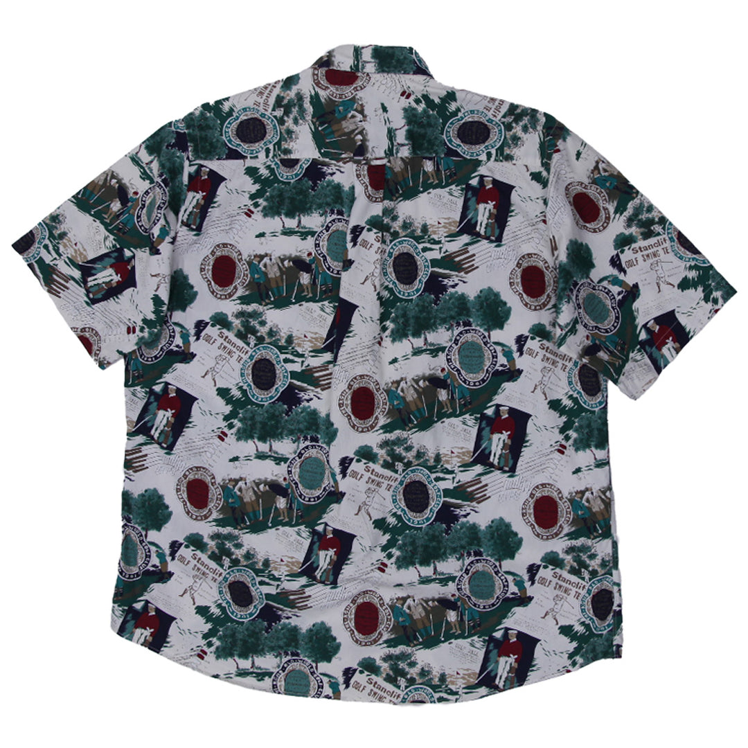 Vintage Twickers Golf Theme Hawaiian Shirt-Made in USA Size L - Fashion Rerun Vintage Migration_Shirt