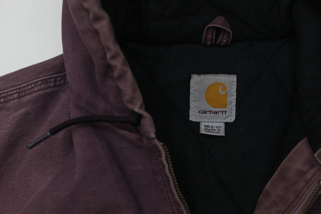 Ladies WJ130 DPM Carhartt Full Zip Hooded Jacket