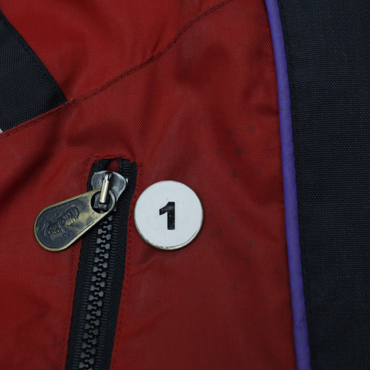 Vintage Choko Lite Racing Jacket Mens Black Red Purple Snowmobile Coat