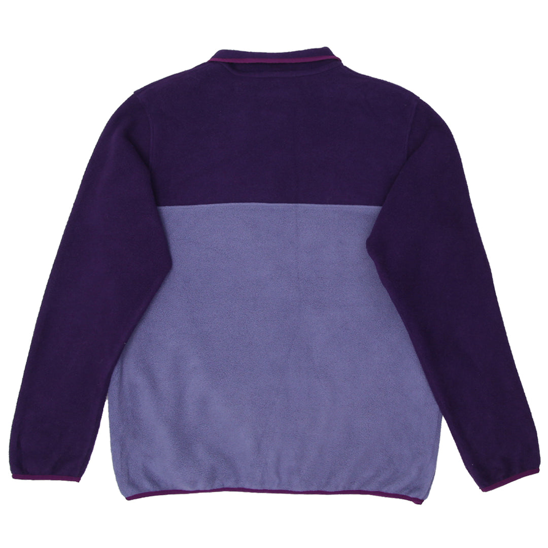 Mens Patagonia Synchilla Snap-T Fleece Pullover Purple - Fashion Rerun Vintage Migration_Sweaters