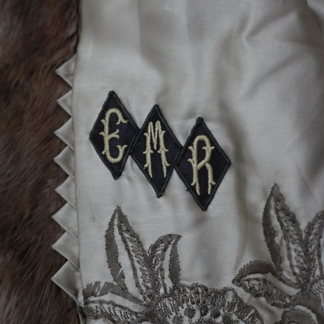 Vintage 50-60s Swear & Wells Canada Luxury Mahogany Antique Fur Jacket