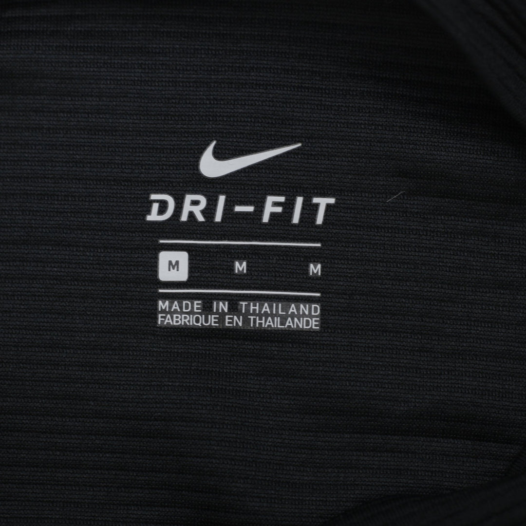 Ladies Nike Dri-FIT Black Boxy Mock Neck Cropped Training Pullover Sweatshirt