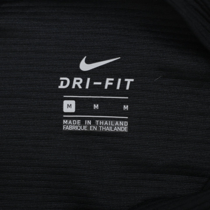 Ladies Nike Dri-FIT Black Boxy Mock Neck Cropped Training Pullover Sweatshirt